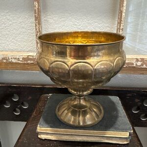 Vintage Brass Goblet Compote